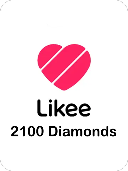 Likee 2100 Diamonds