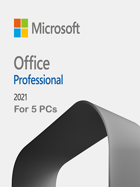 Microsoft Office Professional 2021 - نسخة 5 اجهزة