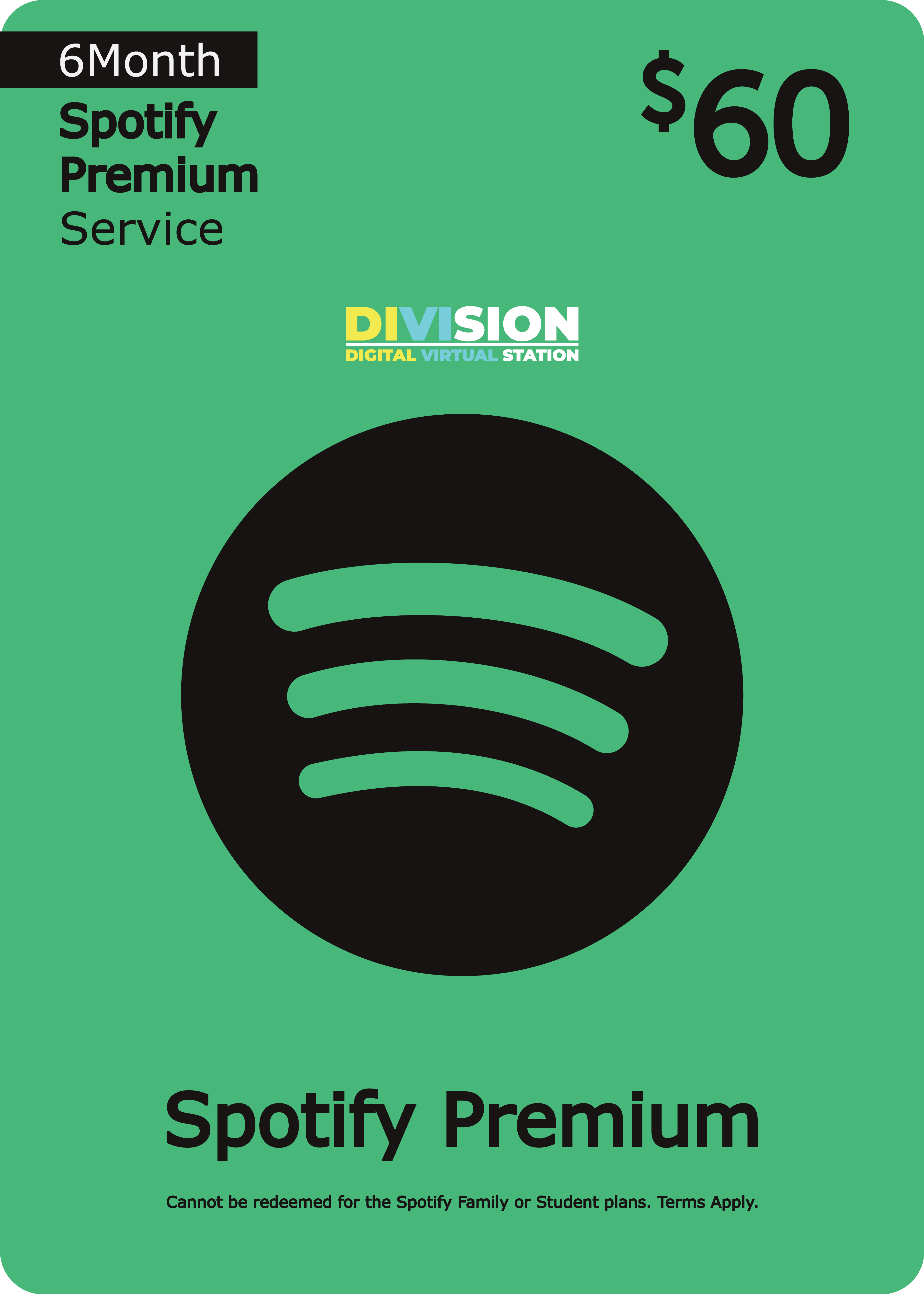 Spotify $60 USA