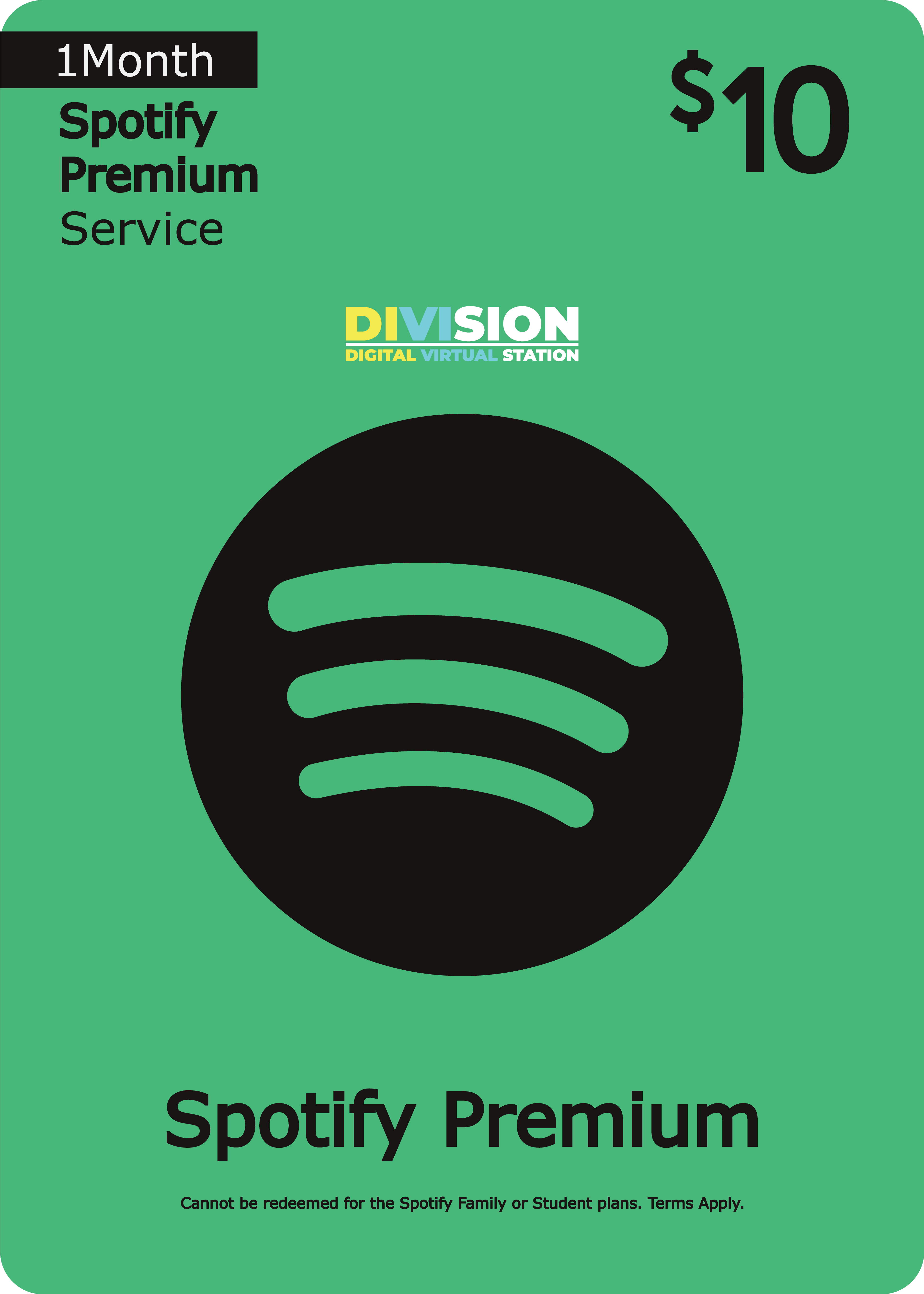 Spotify $10 USA