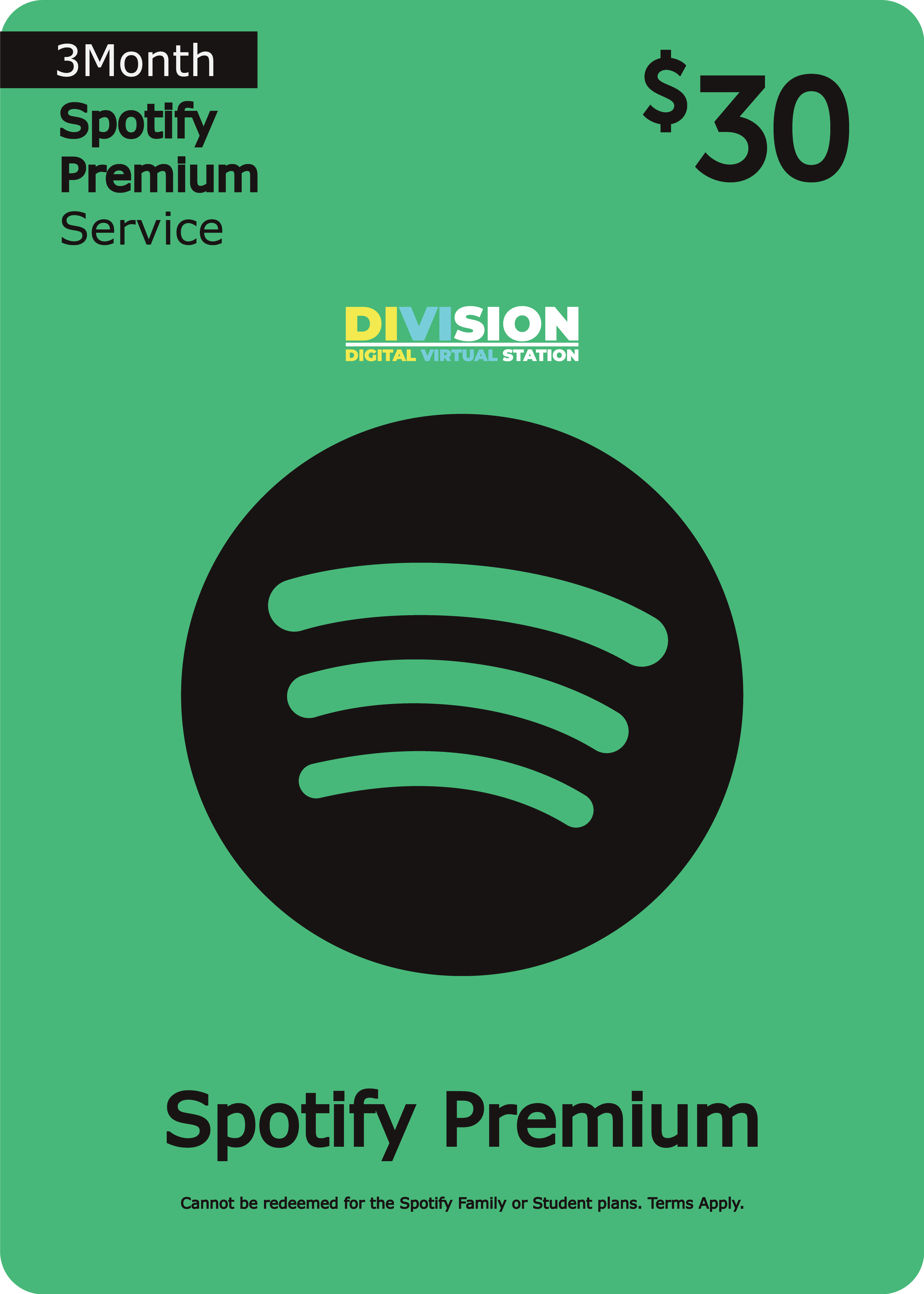 Spotify $30 USA